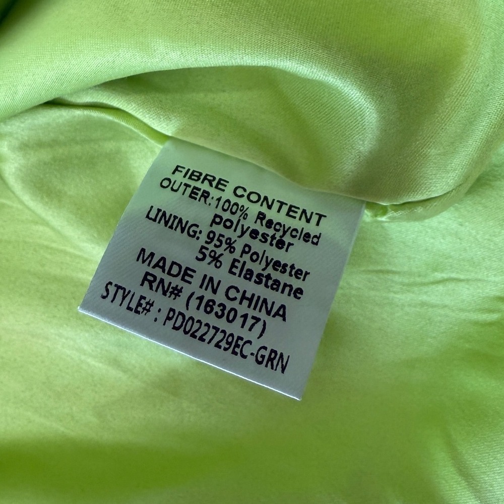 Princess Polly Lime Green Satin Halter Mini Dress - Picture 7 of 8